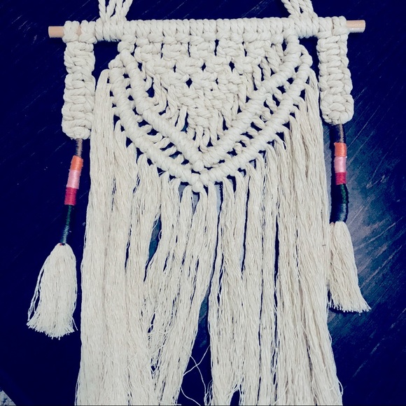 🆕🪴Beautifully Handcrafted Macrame Wall Art Boho Decor~Bohemian Jewelry Display - Picture 7 of 17